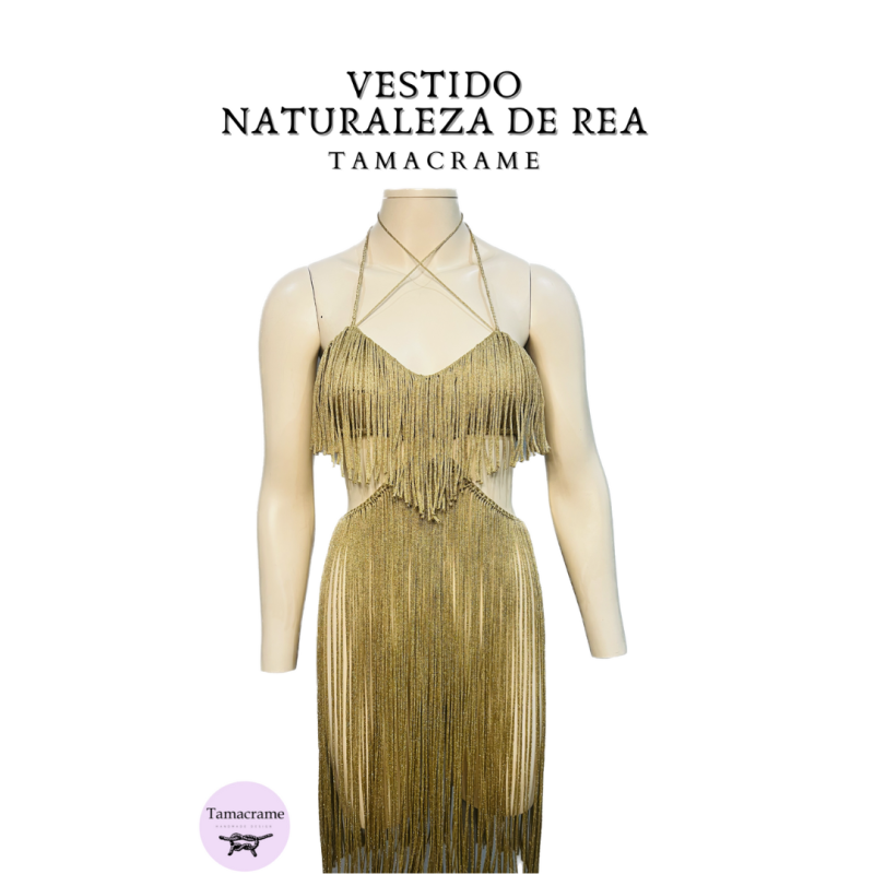 Vestido de Macramé Naturaleza de Rea