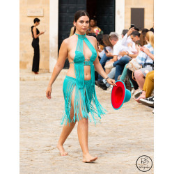 Conjunto de Macramé Top + Falda Alma de Psique