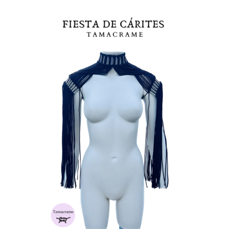 Hombrera de Macramé Fiesta de Cárites