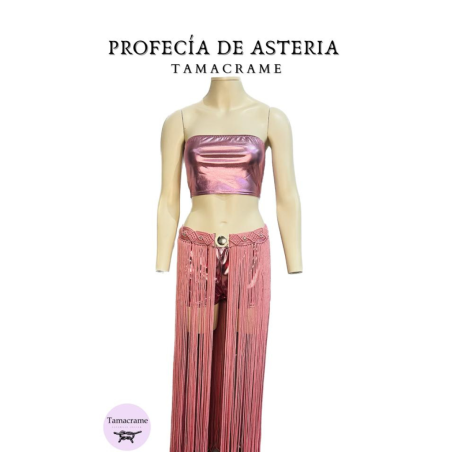 Conjunto de Macramé Top + Falda Profecía de Asteria